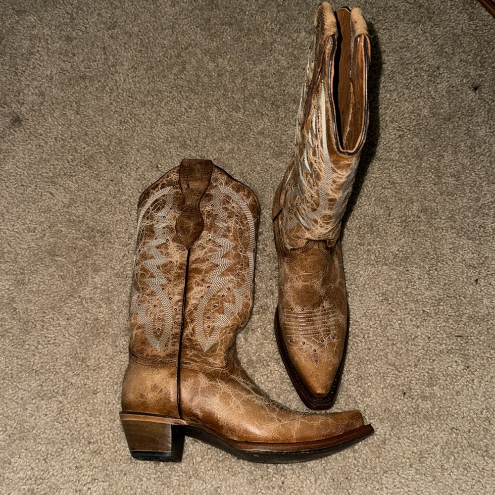 CIRCLE G WOMEN'S LD WESTERN BOOTS - SNIP TOE